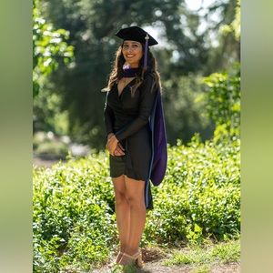 Black Dress.  Brand: B.Darlin. Size 3/4